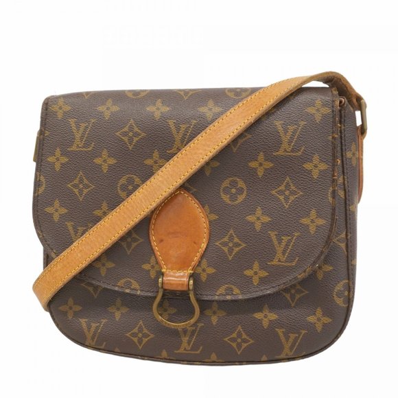 Louis Vuitton Monogram Cartouchiere Shoulder Bag M51242 Brown Women's - Picture 1 of 10